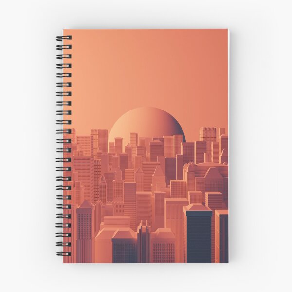 Item preview, Sunset City, modern colourful digital artwork  designed and sold by joel-hayden.