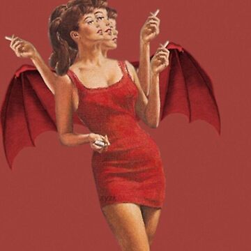 Póster for Sale con la obra «Estética de la chica del diablo caliente» de  Eva Polders