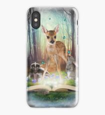 Believe In Magic • (Forest Friends: Bambi / Thumper / Flower) iPhone Case