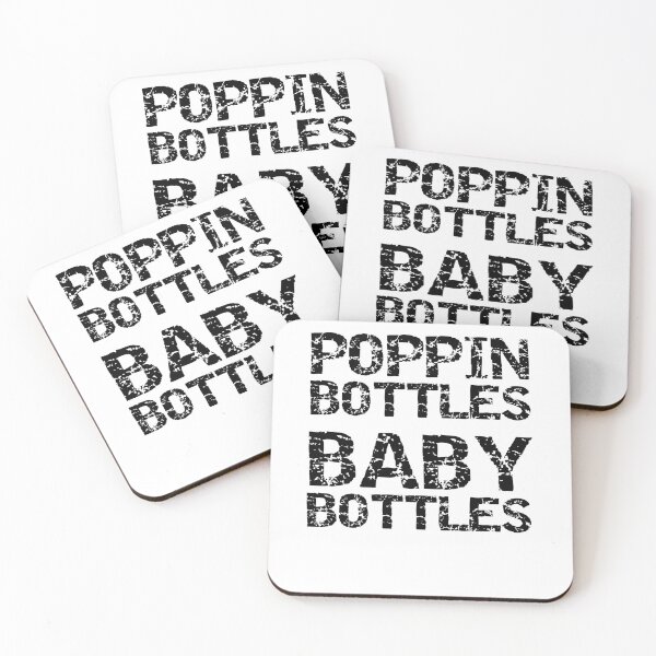 Aperçu de l'œuvre Funny Poppin Bottles Baby Bottles Father's Day Gift créée et vendue par TNDesignStudio.