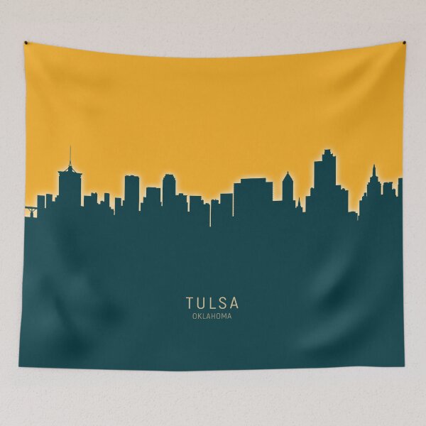 Item preview, Tulsa Oklahoma Skyline designed and sold by ArtPrints.