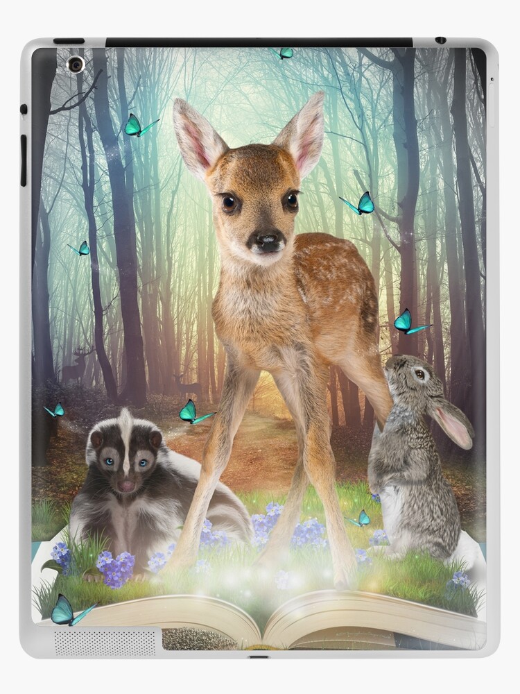 Believe In Magic Forest Friends Bambi Thumper Flower Ipad Case Skin By Soaringanchor Redbubble