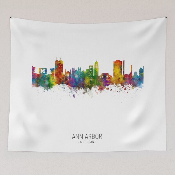 Item preview, Ann Arbor Michigan Skyline designed and sold by ArtPrints.