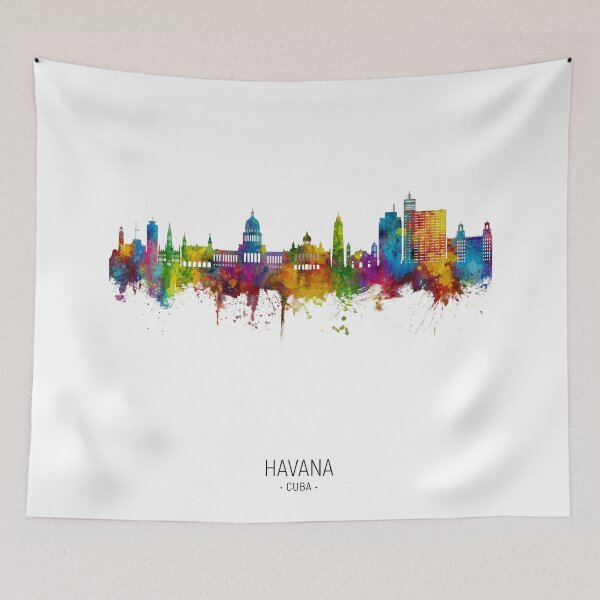 Item preview, Havana Cuba Skyline designed and sold by ArtPrints.