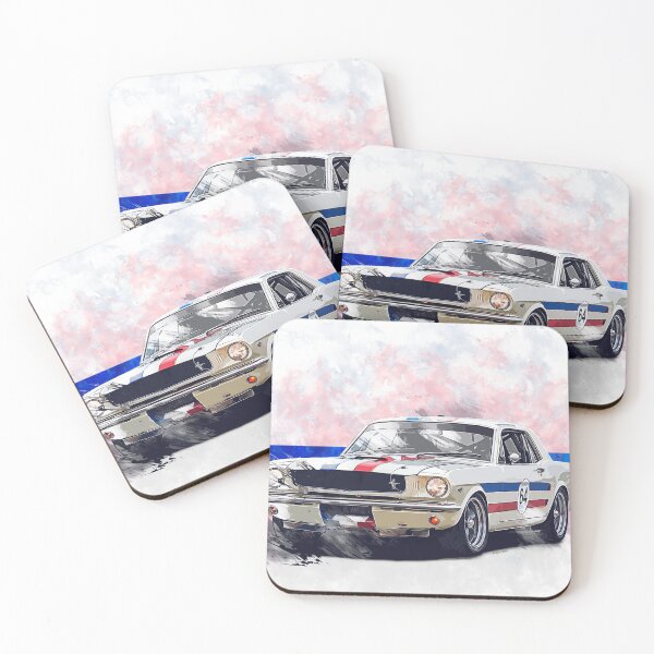Item preview, White Ford Mustang designed and sold by Stuart Row.