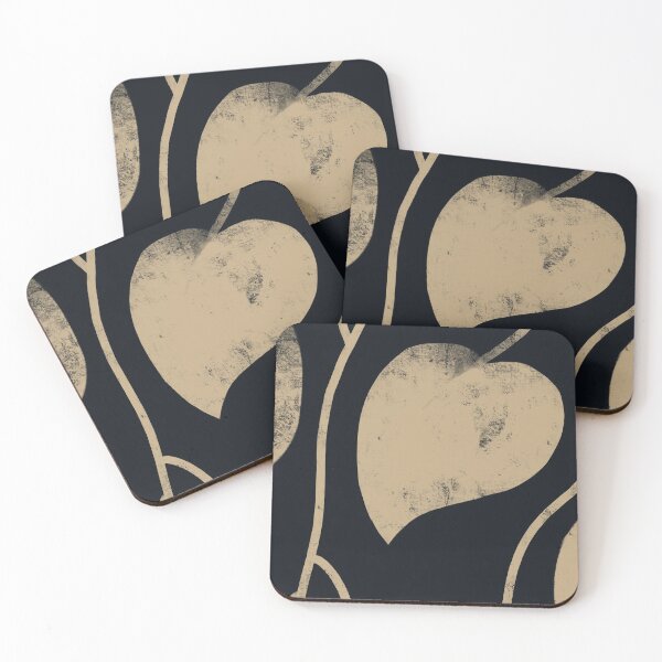 Item preview, minimalist sand color leaves designed and sold by Pacesyte.