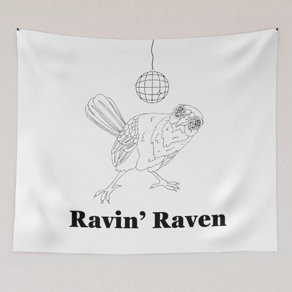 Item preview, Ravin' Raven designed and sold by nolessjess.