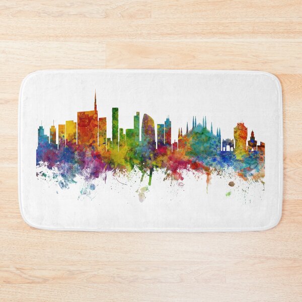Item preview, Milan Italy Skyline designed and sold by ArtPrints.