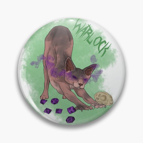 Item preview, Warlock Cat designed and sold by CursedBard.