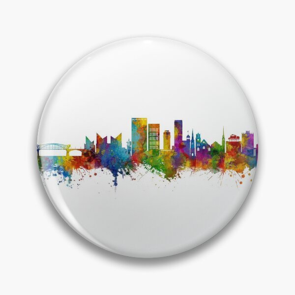 Item preview, Chattanooga Tennessee Skyline designed and sold by ArtPrints.