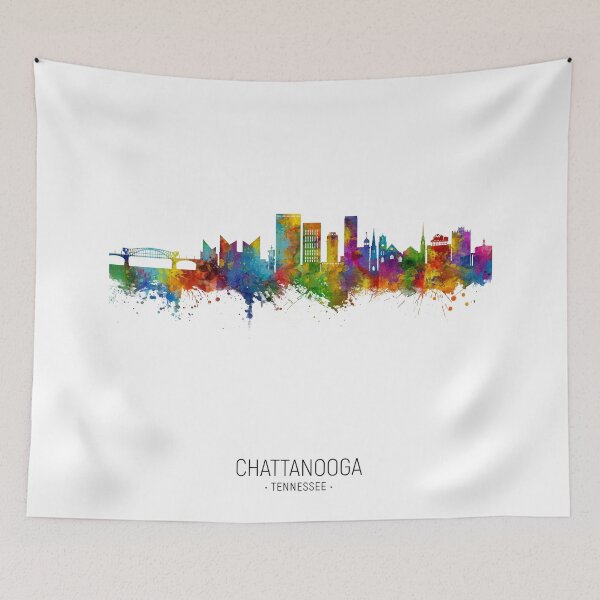 Item preview, Chattanooga Tennessee Skyline designed and sold by ArtPrints.
