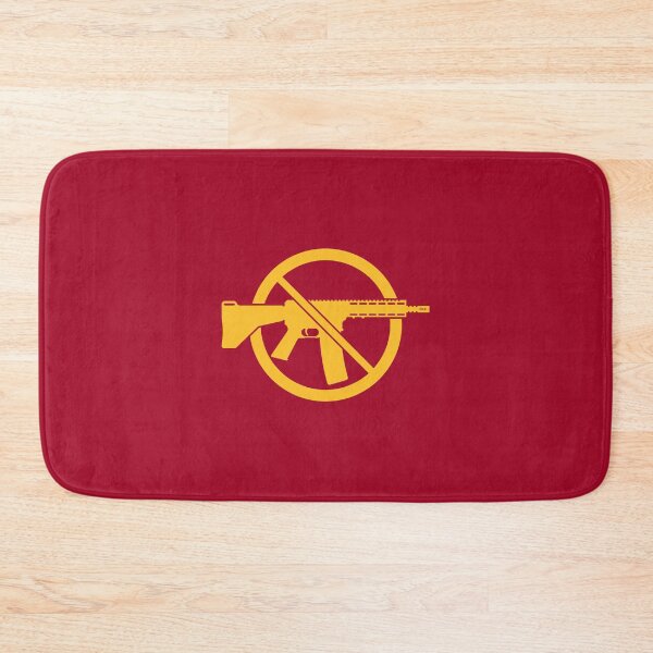 Item preview, Gun Ban / Prohibition Sign (No Weapons / Peace / Gold) designed and sold by MrFaulbaum.