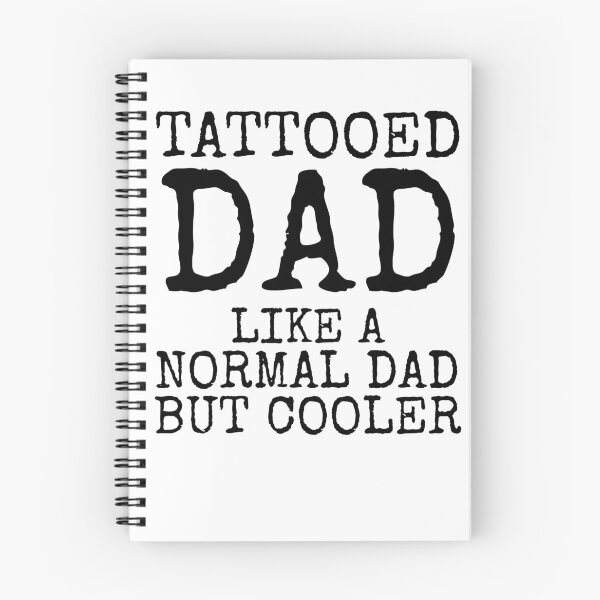 Item preview, Funny Tattooed Dad Like a Normal Dad but Cooler Father's Day Gift designed and sold by TNDesignStudio.