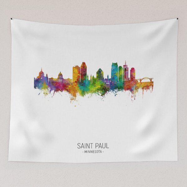Item preview, Saint Paul Minnesota Skyline designed and sold by ArtPrints.