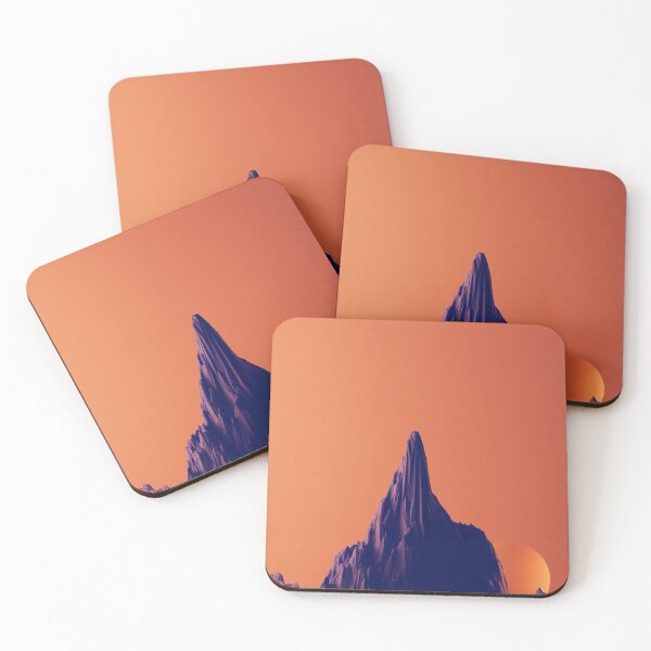 Item preview, Purple Mountain, modern colourful digital artwork  designed and sold by joel-hayden.
