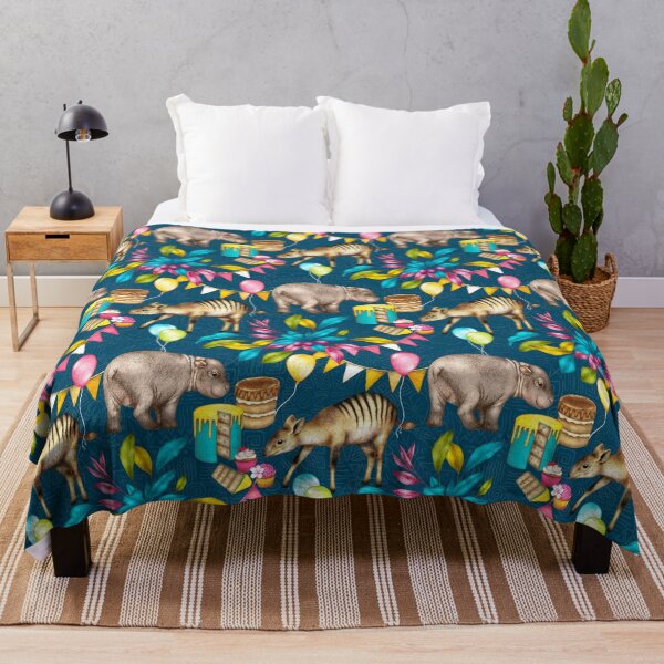 Item preview, Africa is My Happy Place - a tropical west Africa inspired toile pattern designed and sold by Perrin Le Feuvre.