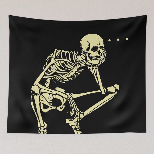 Item preview, Skeleton Thinkings designed and sold by deathanarchy.