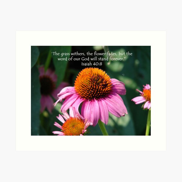 Item preview, "Isaiah 40:8"  by Carter L. Shepard designed and sold by echoesofheaven.