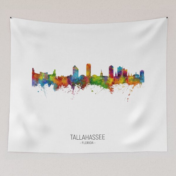 Item preview, Tallahassee Florida Skyline designed and sold by ArtPrints.
