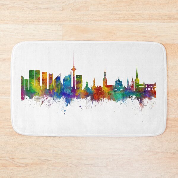 Item preview, Tallinn Estonia Skyline designed and sold by ArtPrints.