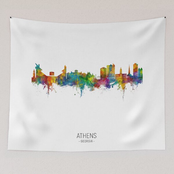 Item preview, Athens Georgia Skyline designed and sold by ArtPrints.