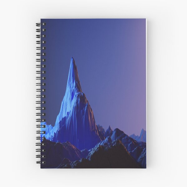 Item preview, Blue Mountain, modern colourful digital artwork  designed and sold by joel-hayden.