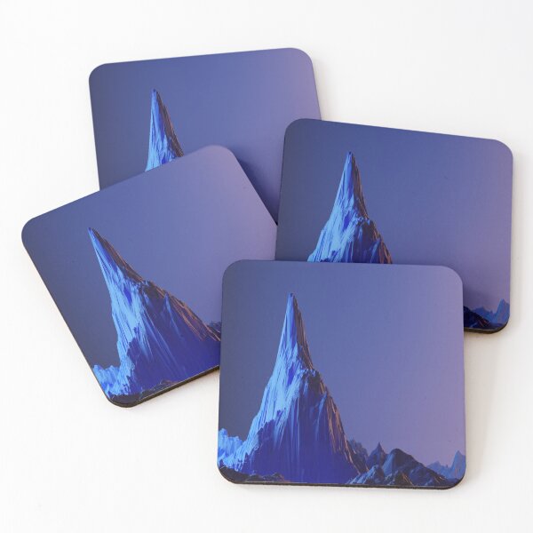 Item preview, Blue Mountain, modern colourful digital artwork  designed and sold by joel-hayden.