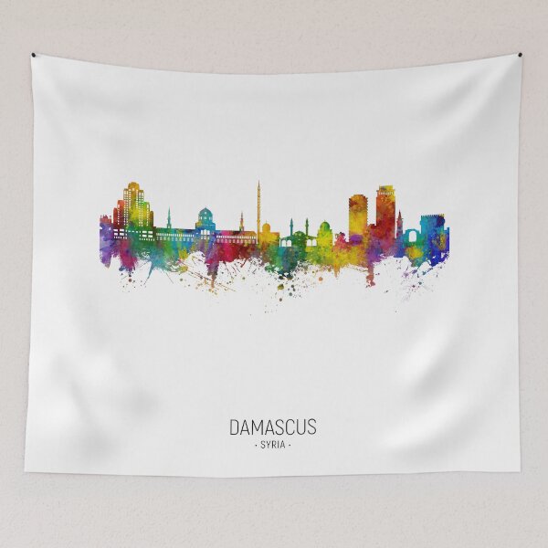 Item preview, Damascus Syria Skyline designed and sold by ArtPrints.