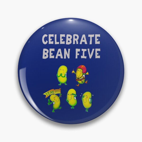Item preview, Happy 5th Birthday card - Celebrate Bean Five designed and sold by Justbeanhappy.