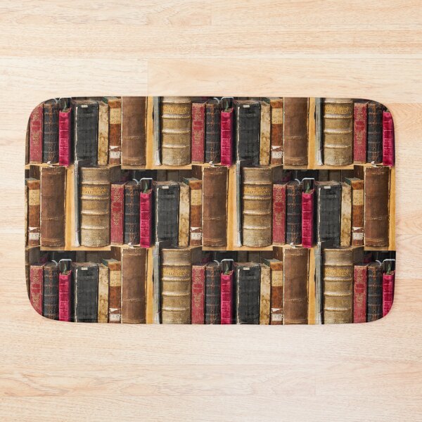 Item preview, Bookworm Vintage books in bookshelf designed and sold by UtArt.