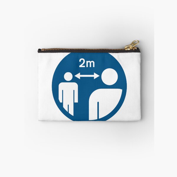 Item preview, Respect Social Distancing - Keep 2 meters apart Sign designed and sold by fireballuke.