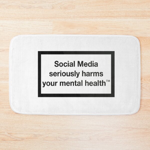 Item preview, Social media seriously harms your mental health  designed and sold by teenangel1.