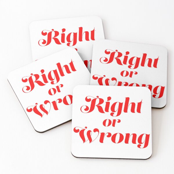 Item preview, Right or Wrong designed and sold by Sasas Design.