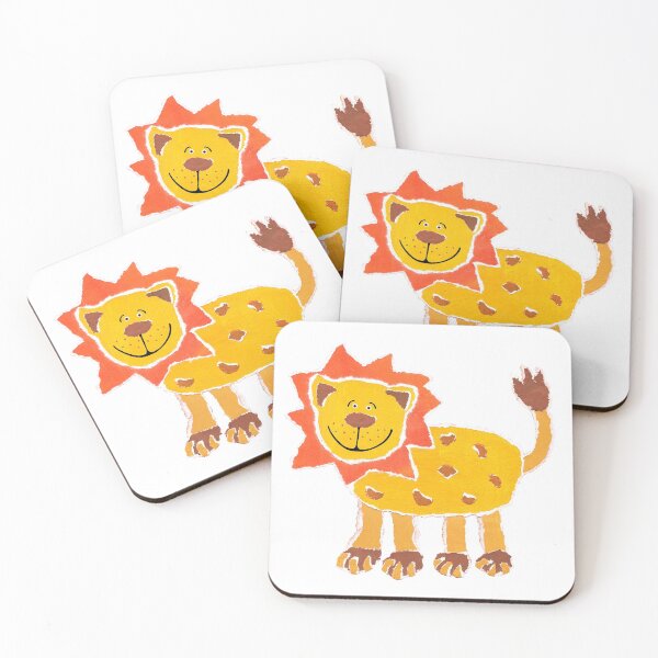 Item preview, Lion Collage Print 7 designed and sold by Helen McCartney Designs.