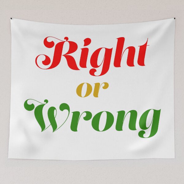 Item preview, Right or Wrong designed and sold by Sasas Design.