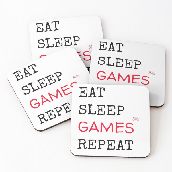 Item preview, Eat Sleep Games repeat  designed and sold by Get A Wear  Shop.