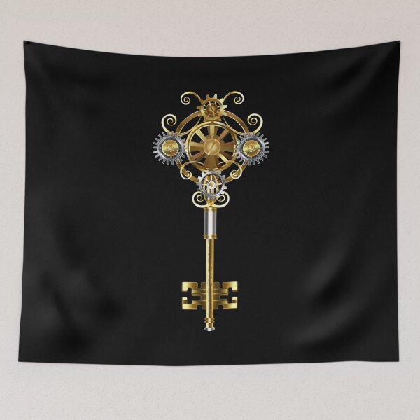 Item preview, Steampunk key with gears designed and sold by Blackmoon9.