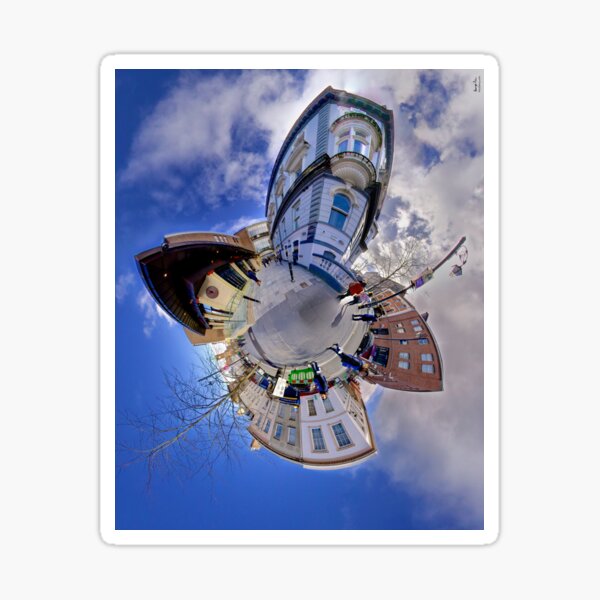 Shipquay Street Panorama - Spring 2014 Sticker