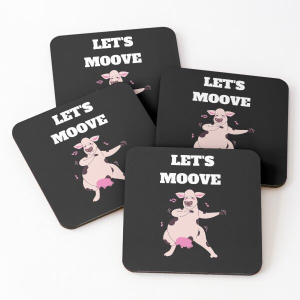 Item preview, Cow Let's Moove Funny designed and sold by designitfun.