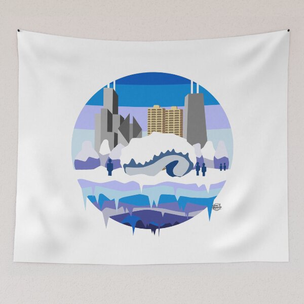 Item preview, CHICAGO DRIPPING PLANET - WINTER EDITION designed and sold by chaszmathieu.