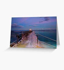 Pumphouse, Merewether Ocean Baths #2 Greeting Card
