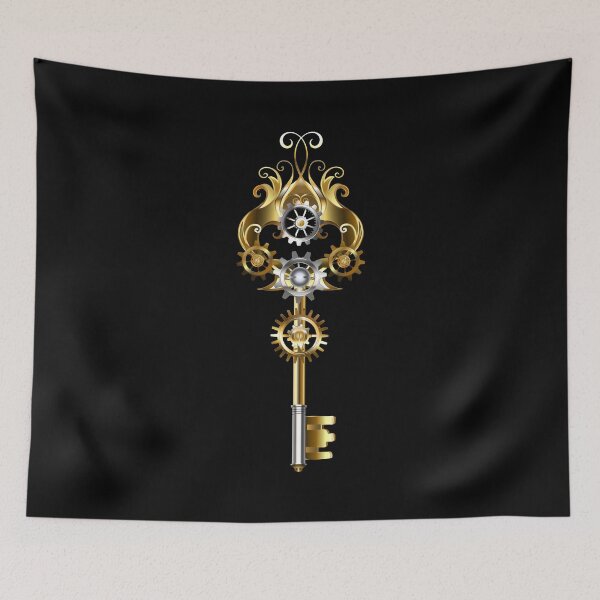 Item preview, Steampunk key with gears designed and sold by Blackmoon9.