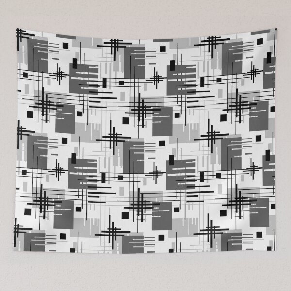 Item preview, retro, abstract pattern, geometric pattern designed and sold by fuzzyfox.