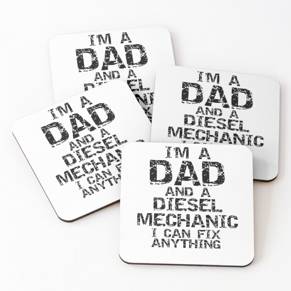 Item preview, I'm a Dad and a Diesel Mechanic I Can Fix Anything Father's Day Gift designed and sold by TNDesignStudio.