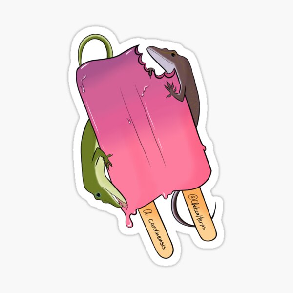 American Green Anole Sticker