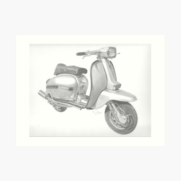 Lambretta Art Print