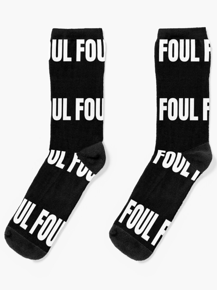 Foul - Funny Referee  Socks for Sale by designitfun