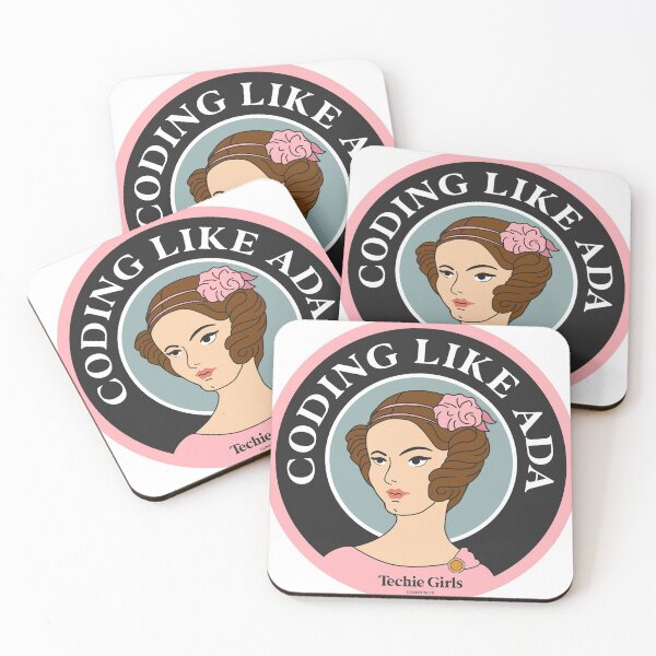 Item preview, Coding like Ada Lovelace Sticker designed and sold by techiegirls.