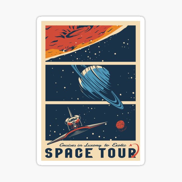 Artikel-Vorschau von Vintage-Weltraumtour, designt und verkauft von Vector Scout Lab.