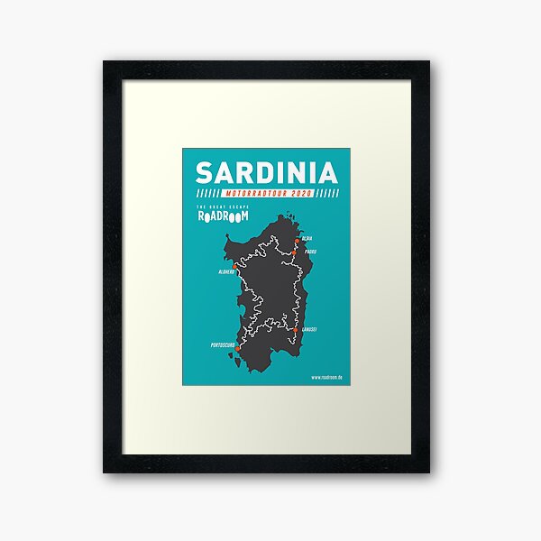Sardinia RoadRoom 2020 Framed Art Print